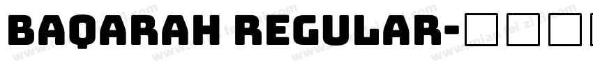 Baqarah Regular字体转换